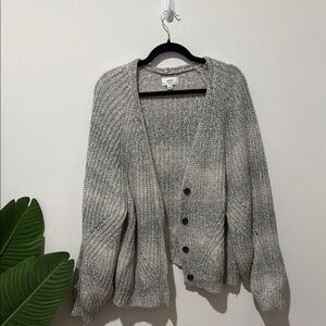 Gray Knit Women's Sweater